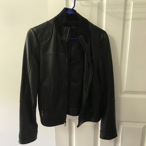 Tahari Leather Jacket (Medium)